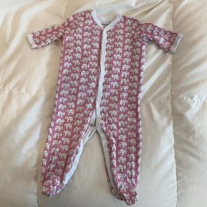 Roberta roller rabbit elephant pajamas size 3-6 months